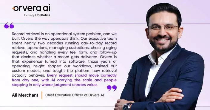 Orvera AI Crosses 4.5 Million Annualized Custodian Outreach as Leading U.S. Record Retrieval Companies Move to AI-Run Operations