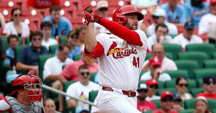 Alec Burleson drives in 3 as Cardinals beat Phillies 7-1 to win series