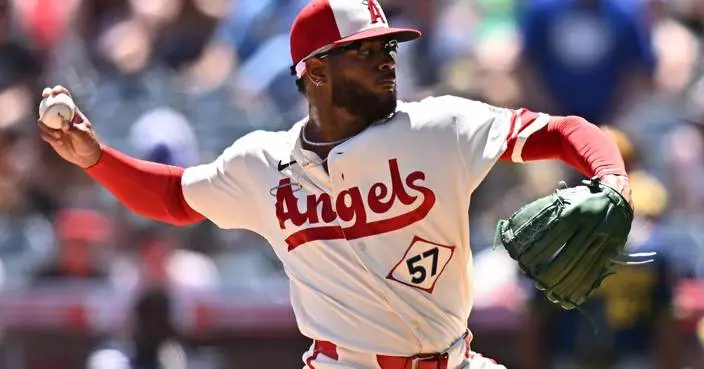 Ureña throws 3-hit ball for 6 innings, Meckler hits 2-run homer as Angels beat Brewers 3-0