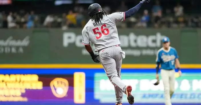 Josh Bell sparks comeback as Twins rally to beat Brewers, 8-6