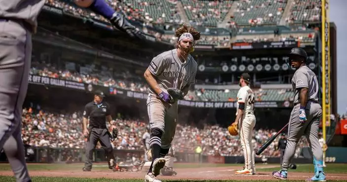 Amador and Sullivan hit 3-run HRs to help Rockies beat Giants 13-7