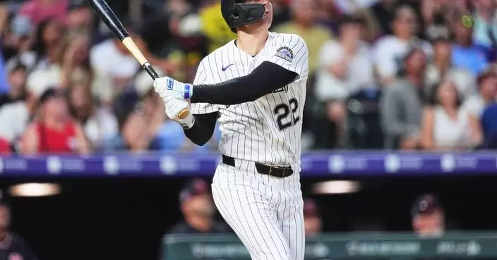 Adell homers, Bibee gets 1st win in a month as the Guardians beat the Rockies 4-3