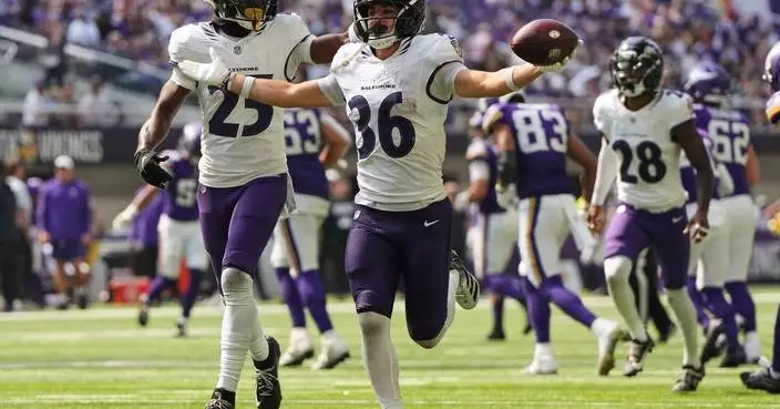 McCarthy's misfires at QB stand out for the Vikings in a 13-3 preseason loss to the Ravens