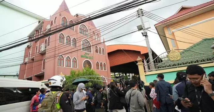 Police respond to a school shooting in Thailand, in photos