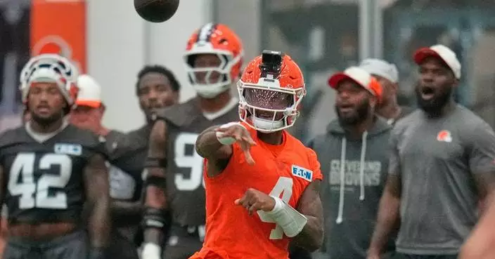 Sanders to get opportunities in joint practice and preseason game as Browns QB competition continues