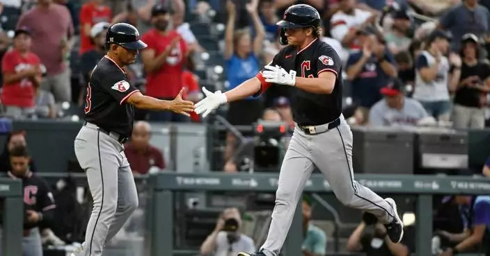 Bazzana, Bailey and Halpin help power the Guardians to a 9-1 win over the Rockies
