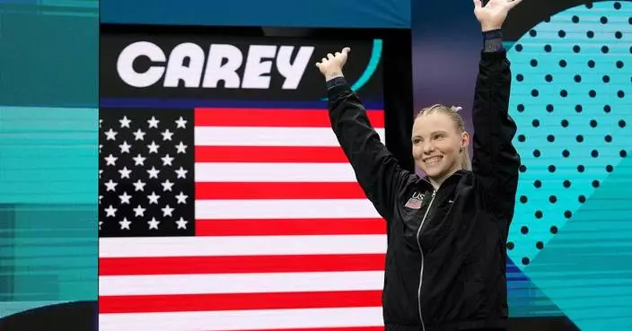 Jade Carey returns home to the US gymnastics championships with 'no expectations, no pressure'
