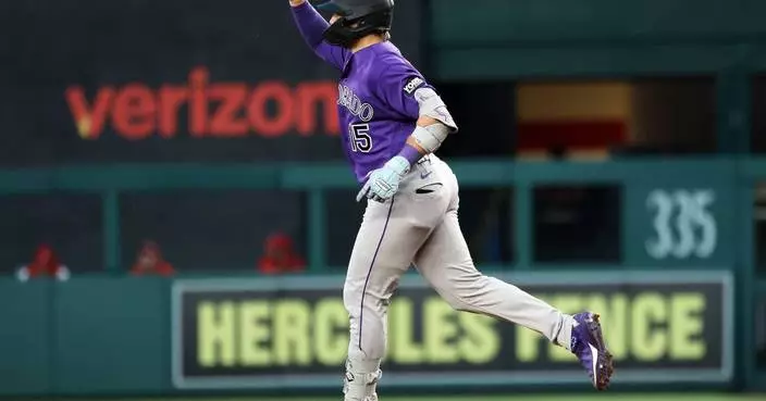 Goodman hits 35th homer in his return to the lineup as Rockies snap skid with 3-1 win over Nationals