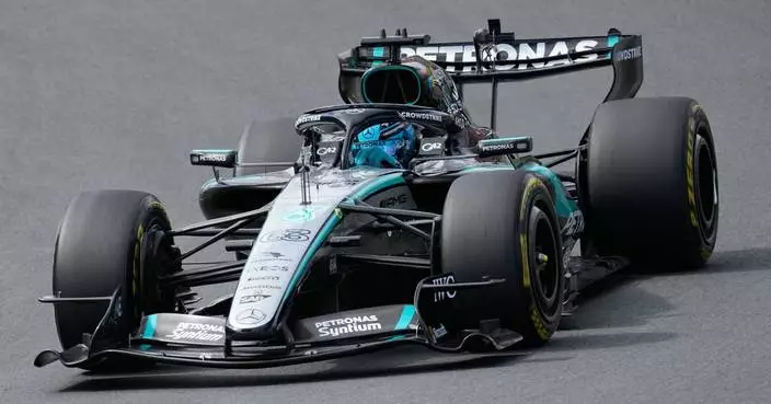 George Russell cruises to sprint race win at F1's Dutch Grand Prix