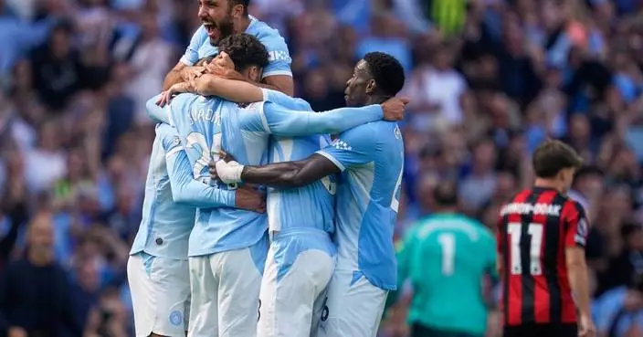 Man City rallies late for 2-1 win over Bournemouth in Maresca's first Premier League game in charge