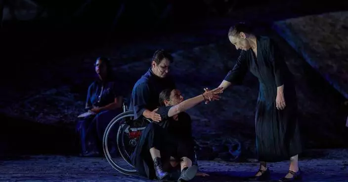 As the world rediscovers 'The Odyssey,' disabled actors in Greece explore the pain of war