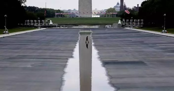 No evidence? No problem. Trump pushes ahead on false claims that Reflecting Pool was vandalized
