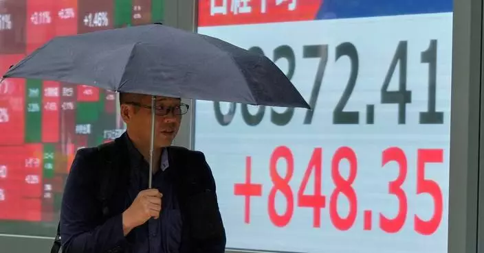 Asian shares mostly rise after AI leads rally on Wall Street