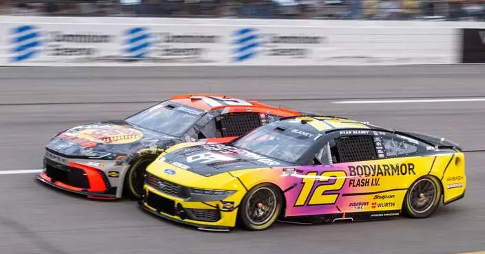Joey Logano holds off Chase Briscoe to win NASCAR race at Richmond