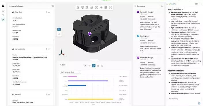 aPriori Technologies Launches aiSource, Giving Procurement Teams the Manufacturing Product Intelligence to Negotiate on Equal Terms with Suppliers