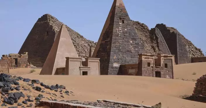 War and accumulating sand threaten Sudan’s Meroe pyramids, in photos