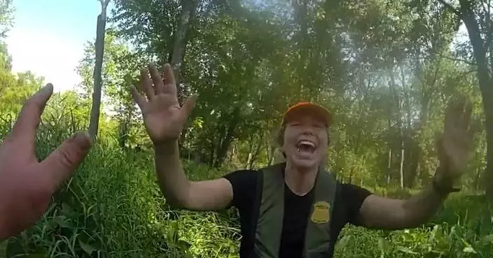 Video captures rescue of river tubing group stranded for 3 days, living off bark and flowers