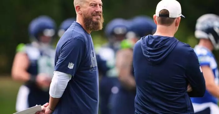 Seahawks offensive coordinator Brian Fleury is earning players' respect early in his tenure