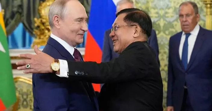 Putin hosts Myanmar's leader for talks on deepening their relationship