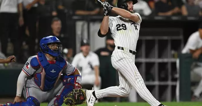 White Sox rookie Tristan Peters hits a home run in 5th straight game, tying franchise mark