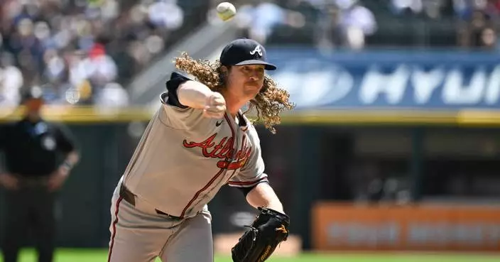 Braves' Grant Holmes loses no-hit bid in seventh against White Sox in Chicago