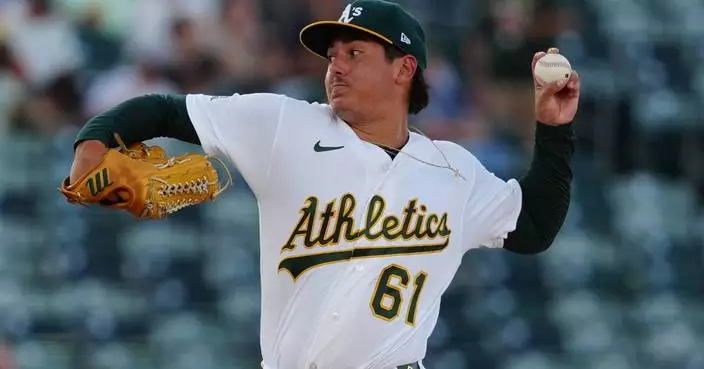 Gage Jump strikes out 9 and Carlos Cortes homers to lift the A's over the Twins 4-2
