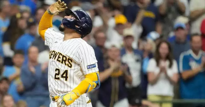 Jackson Chourio and William Contreras homer early in Brewers' 5-3 victory over Rangers