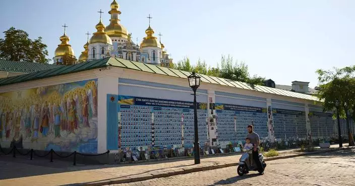 Russian drones kill 14 people at a shopping mall in a central Ukrainian city, officials say