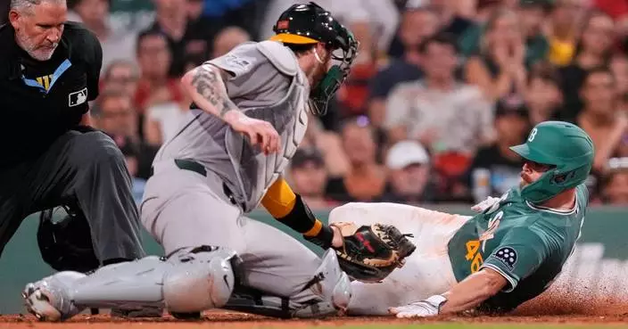 Tolle has career-high 14 strikeouts, Red Sox beat A's for 9th straight win
