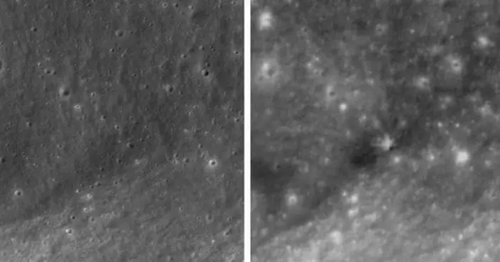 South Korean satellite captures before and after views of SpaceX rocket's moon crash