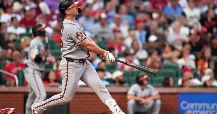 Pete Alonso homers and drives in 4 before leaving game as Orioles rout Cardinals 13-1