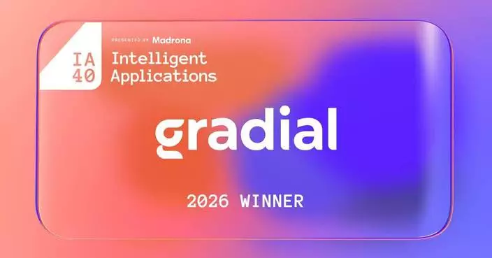 Gradial Named to the 2026 Intelligent Applications 40 (IA40) as a Top Private AI Company