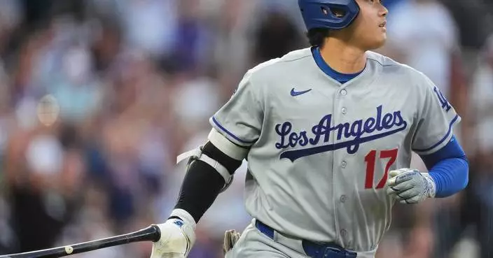 Ohtani reaches 30 HRs for 6th straight season as Dodgers beat Rockies 7-6