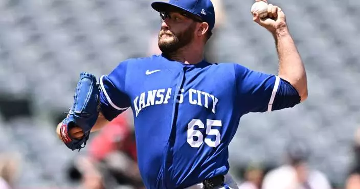 Noah Cameron dazzles with a 1-hitter as the Royals shut out the Angels 3-0