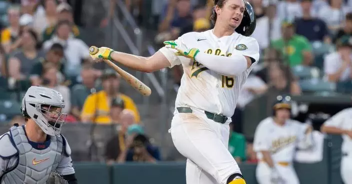A's slugger Nick Kurtz will see a specialist about his injured right thumb