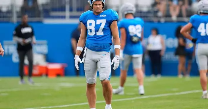 Lions TE Sam LaPorta injures hip, coach Dan Campbell doesn't expect it to be long-term injury