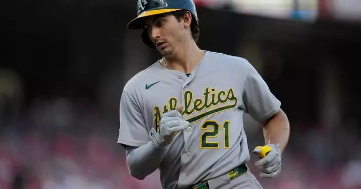 Athletics place OF Tyler Soderstrom on the 10-day IL with a left hip impingement