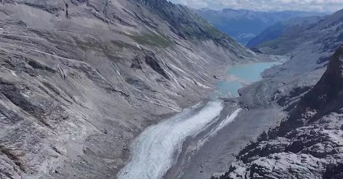 Austria's largest glacier splitting due to heat wave