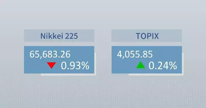 Tokyo stocks end mixed