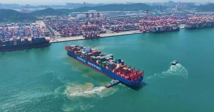 China's major port cargo ship departure tonnage rises 56.4 pct in July