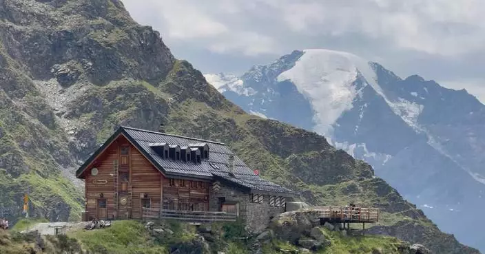 Climate change threatens Swiss Alpine huts