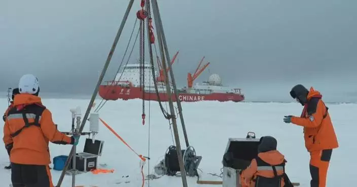 China’s 16th Arctic expedition advances ice-station surveys