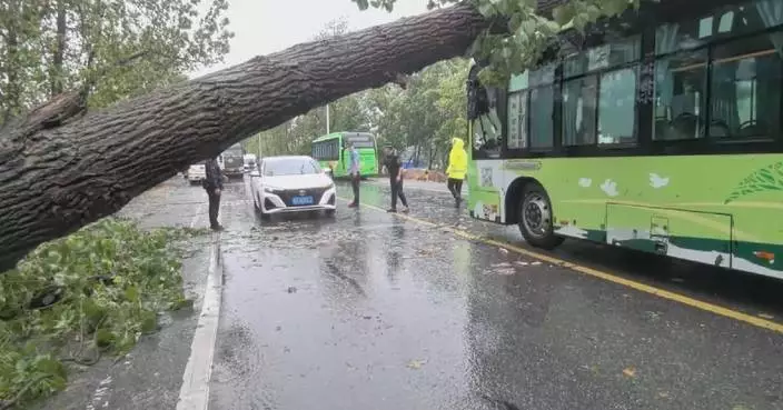 Typhoon Dolphin causes flooding, traffic congestion in Anhui