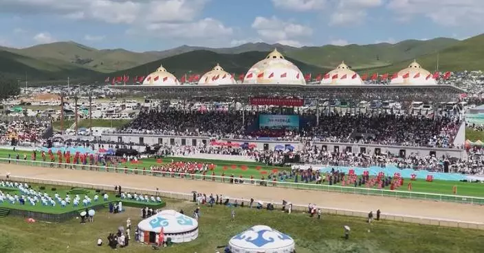 Folk sports events staged in China's Inner Mongolia to stimulate consumption