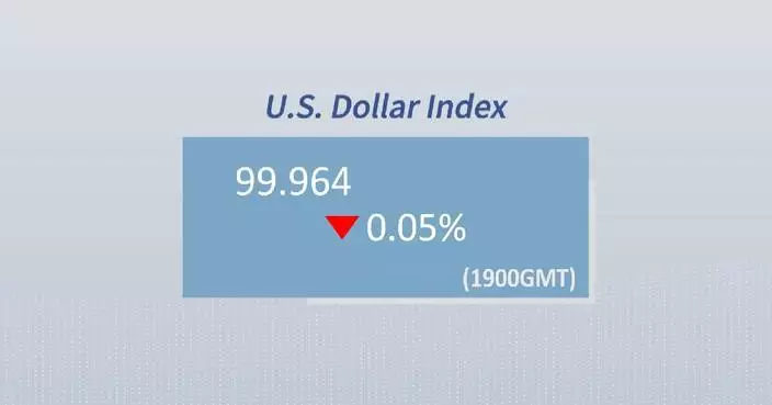 U.S. dollar ticks down