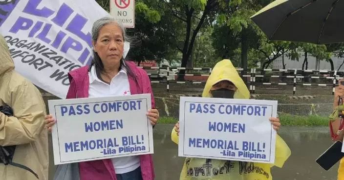 Protest in Manila commemorates victims of Japan's wartime sexual slavery
