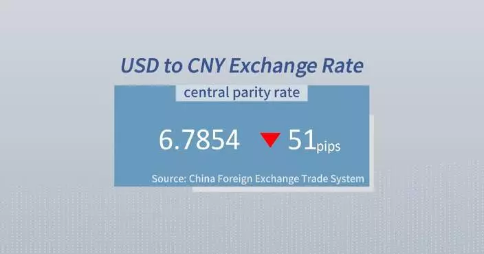 Chinese yuan strengthens to 6.7854 against USD Wednesday
