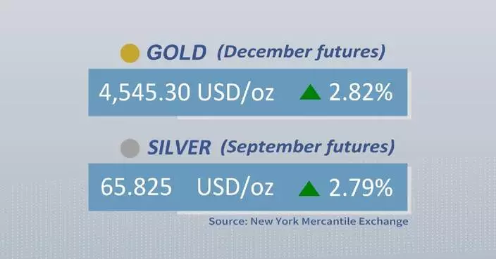 Gold, silver futures rise on Wednesday
