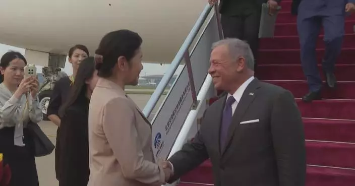 Jordan's King arrives in Beijing for state visit