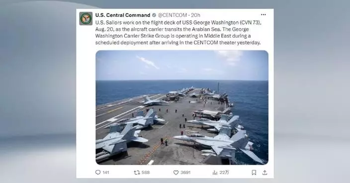 U.S. aircraft carrier Washington deployed in Middle East, Lincoln heads home